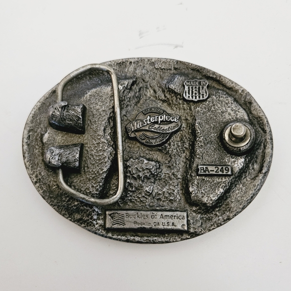Buckles of America INDIANS Belt Buckle Collectible - Picture 2 of 6